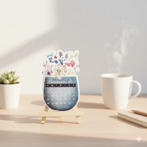 Flower Vase Stackable Calendar