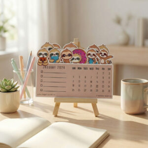 The Sloth Club Stackable Calendar